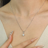 Solitaire Lab Grown Diamond Pendant Necklace
