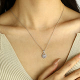"Eternal Radiance" Lab Grown Diamond Infinity Pendant Necklace