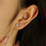 "Harmony in Light" Lab-Grown Diamond Stud Earrings