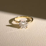 "Symphony of Vows" Engagement Ring in 14K Gold
