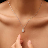"Eternal Radiance" Lab Grown Diamond Infinity Pendant Necklace