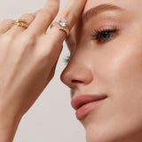 "Symphony of Vows" Engagement Ring in 14K Gold