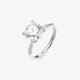 Round Lab Grown Diamond Petite Twisted Vine  Engagement Ring in 14K Gold