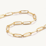 Bold Link Gold Chain Necklace For Women Image丨Agvana Jewelry