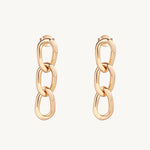 Cuban Chain Drop Earrings For Women Image丨Agvana Jewelry