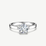 "The Eternal Knot" Four Prong Solitaire Engagement Ring (0.3-1 Carat)