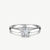 "The Eternal Knot" Four Prong Solitaire Engagement Ring (0.3-1 Carat)