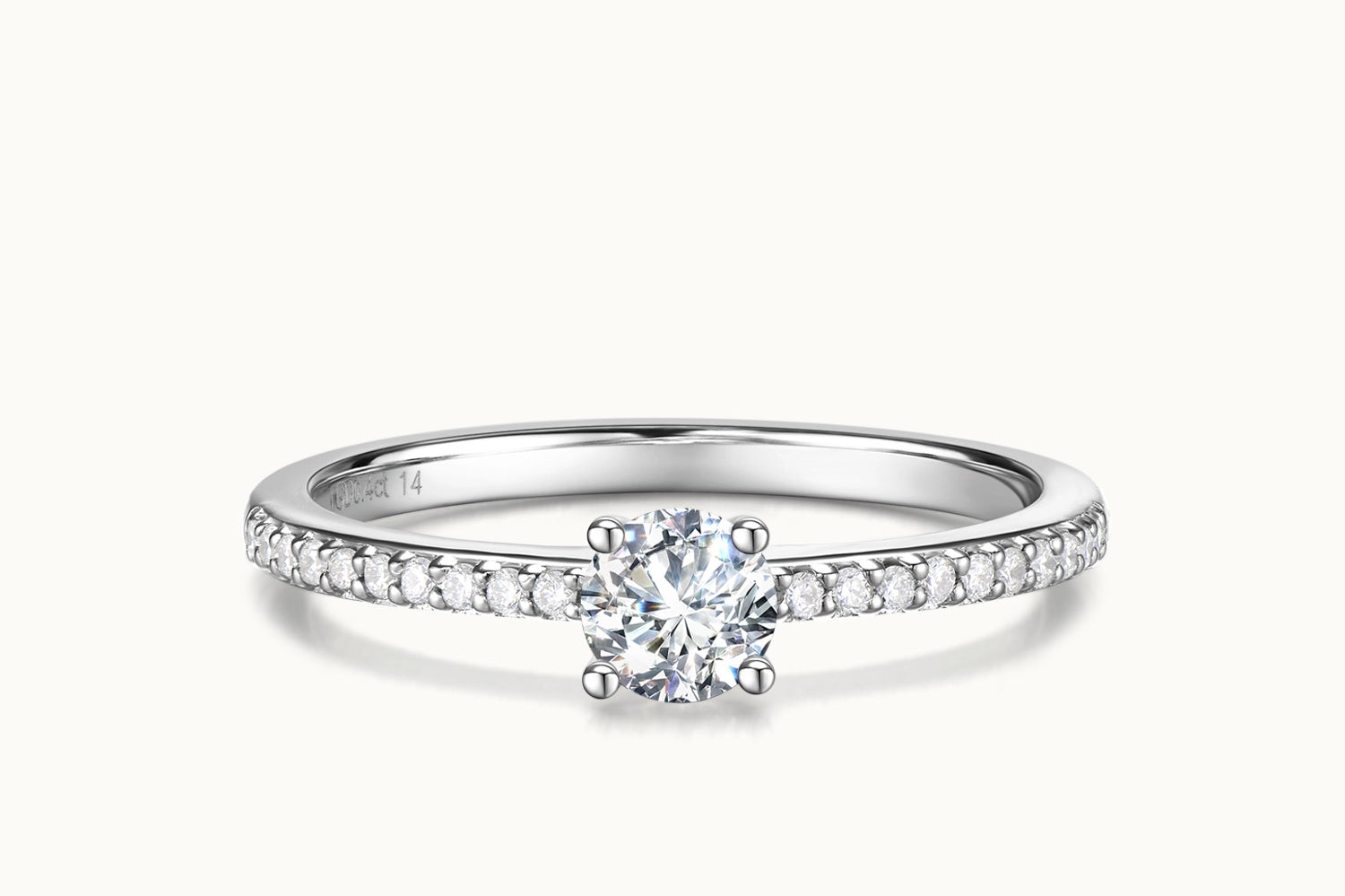 4 Prong Engagement Ring (0.4-1.2 Ct. Tw.)