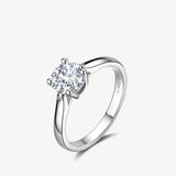 "The Eternal Knot" Four Prong Solitaire Engagement Ring (0.3-1 Carat)