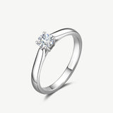 "The Eternal Knot" Four Prong Solitaire Engagement Ring (0.3-1 Carat)