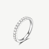"Eternal Glow" Half Eternity Lab Grown Diamond Wedding Band