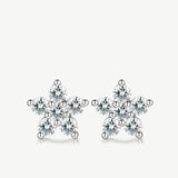 "Bloom of Light" Lab Grown Dimond Stud Earrings