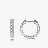 "Circle of Light" Lab Grown Diamond Small Huggie Hoop Earrings
