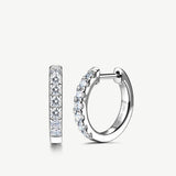 "Circle of Light" Lab Grown Diamond Small Huggie Hoop Earrings