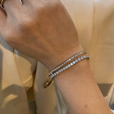 Lab-Grown Diamond Tennis Bracelet in 14K Yellow Gold (5.4ct.tw.)