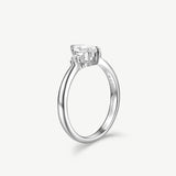 Marquise Cut Lab-Grown Diamond Ring in Sterling Silver