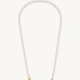 Pearl Splicing Cuban Chain Necklace For Women Image丨Agvana Jewelry