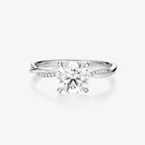 "Symphony of Vows" Engagement Ring in 14K Gold