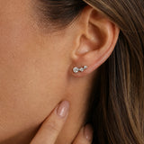 "Harmony in Light" Lab-Grown Diamond Stud Earrings