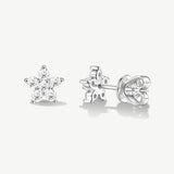 "Bloom of Light" Lab Grown Dimond Stud Earrings