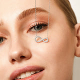 "Endless Light" Infinity Pendant Paved Lab Grown Diamond Necklace