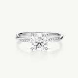 "Symphony of Vows" Engagement Ring in 14K Gold