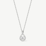"Eternal Radiance" Lab Grown Diamond Infinity Pendant Necklace