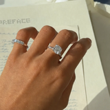 Petite Twisted Vine Lab Grown Diamond Engagement Ring in 14K Gold