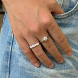 "The Eternal Knot" Four Prong Solitaire Engagement Ring