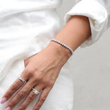 Lab-Grown Diamond Tennis Bracelet in 14K Yellow Gold (3.16 ct.tw.)