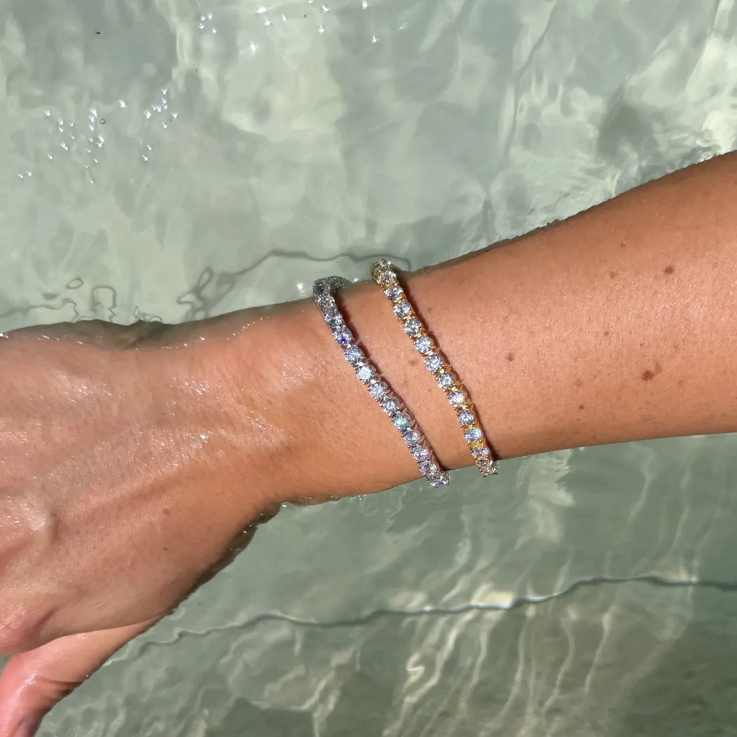 Lab-Grown Diamond Tennis Bracelet in 14K White Gold (5.62ct.tw.)