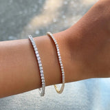 Lab-Grown Diamond Tennis Bracelet in 14K White Gold (3.09 ct.tw.)